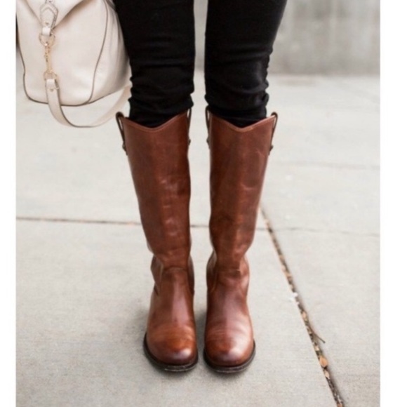 melissa knee high leather boot frye